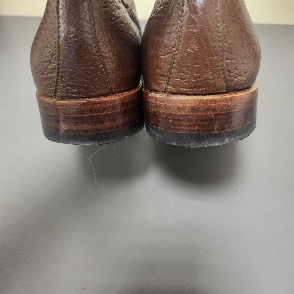Moreschi Brown Leather laced up shoes Sz 9. - Picture 8 of 11